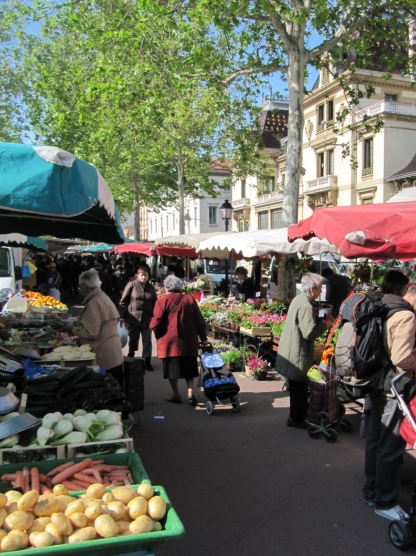 Le march de Lyon Monplaisir Lumire
